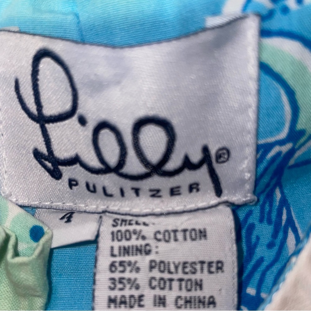 Vintage Lilly Pulitzer Sea Life Patchwork Shift Dress Fish & Starfish Print ๐ ๐ 4 - Picture 7 of 7